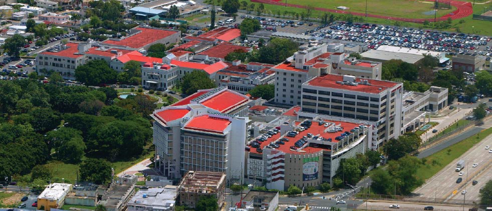 Aerial View of Auxilio Mutuo Hospital